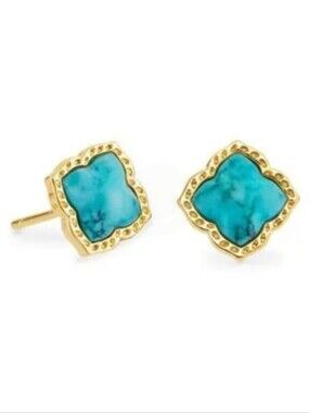 Kendra Scott Mallory Stud Earrings with Dust Bag & Gift Box